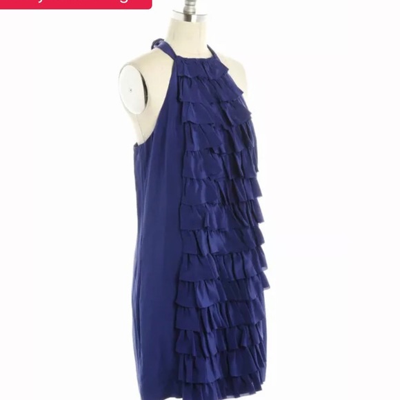 BLHDN Anthropologie Silk Racerback Mini Dress - Picture 9 of 12